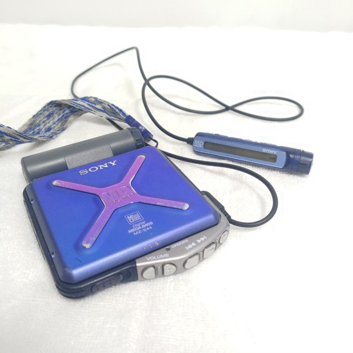 ソニー SONY MDウォークマン MZ-E44 MD ミニディスプレイヤー MD