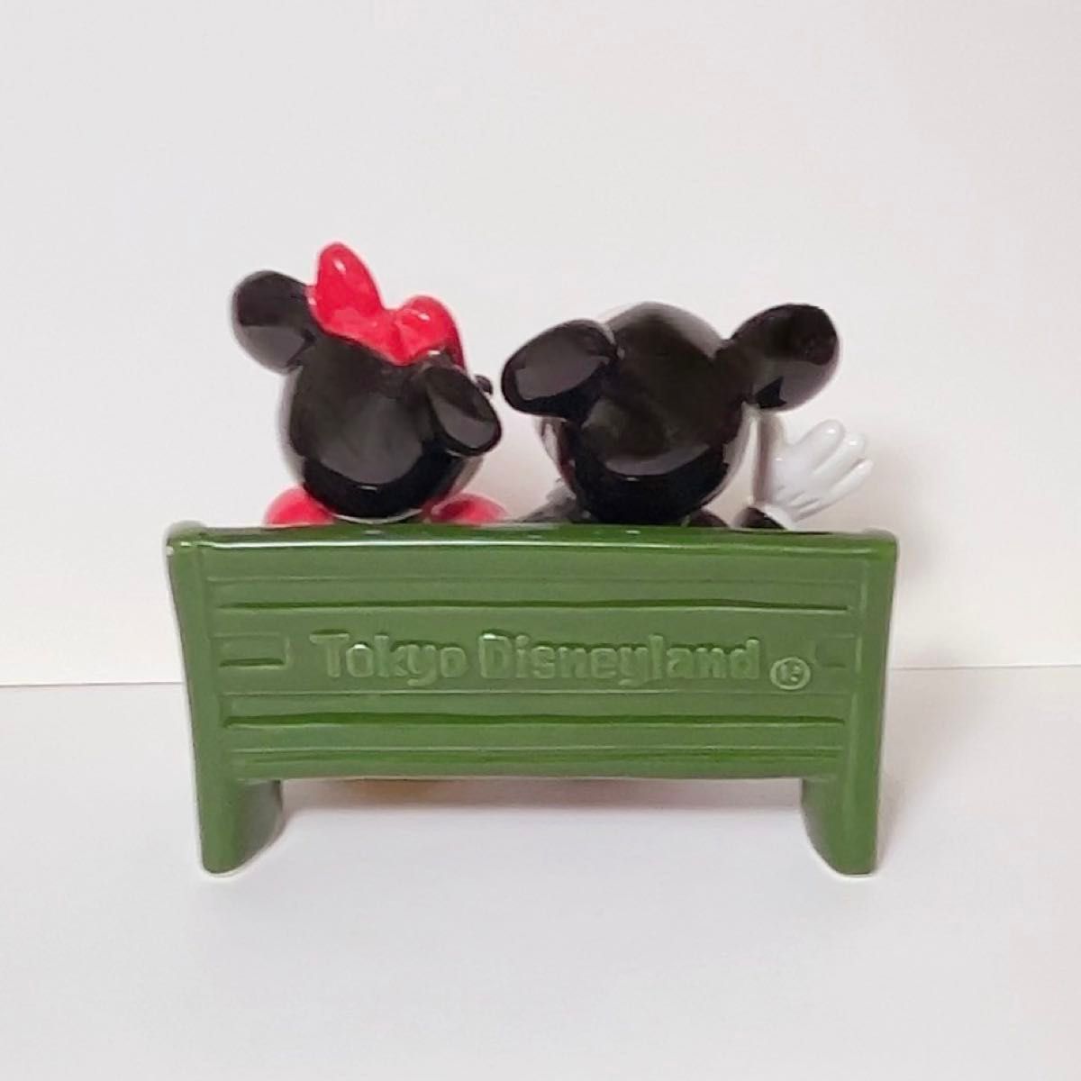 ディズニーランド ミッキー&ミニー ベンチ ミニー ヴィンテージ 陶器