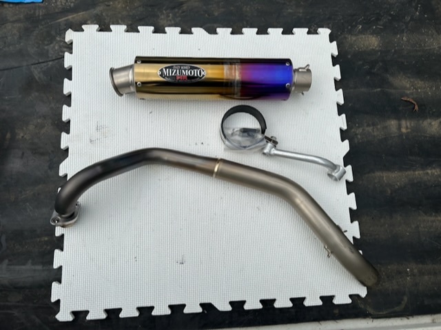 Yahoo!オークション - モンキー 水本レーシングチタンマフラー