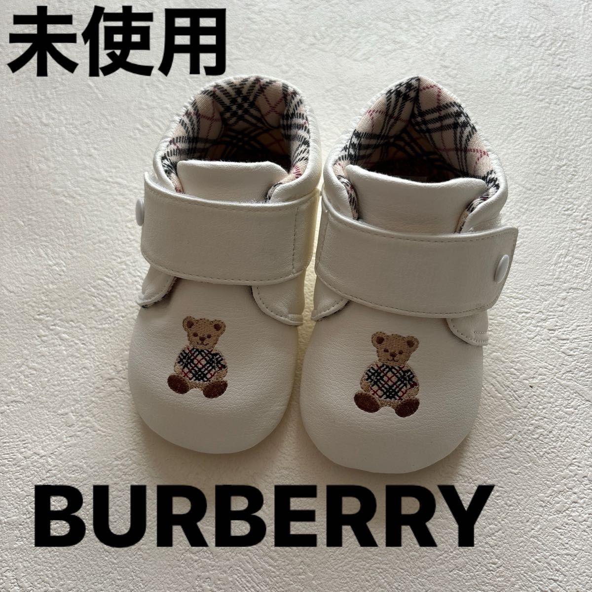 BURBERRY バーバリーベビーレザーシューズ ファーストシューズ