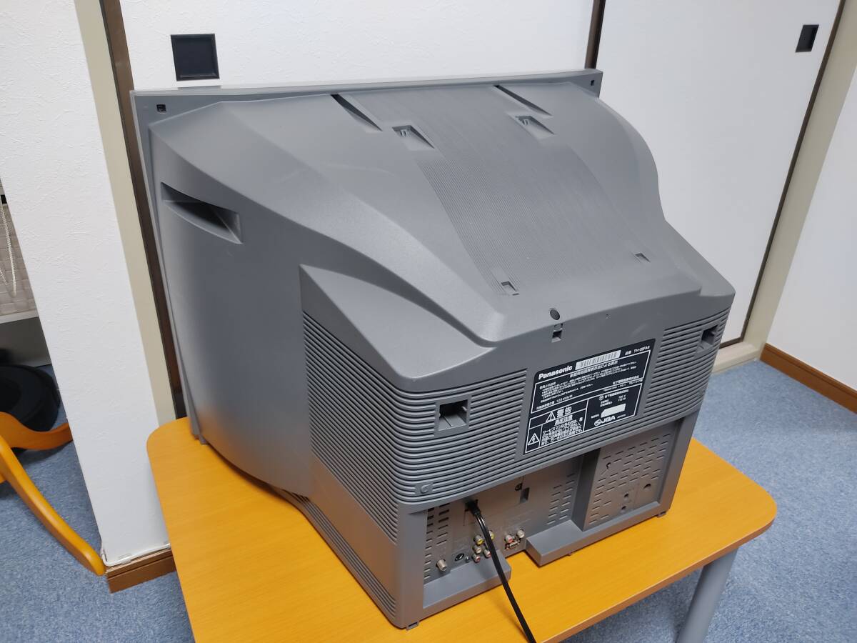 Yahoo!オークション - Panasonic 25型 平面ブラウン管ステレオテレビ T