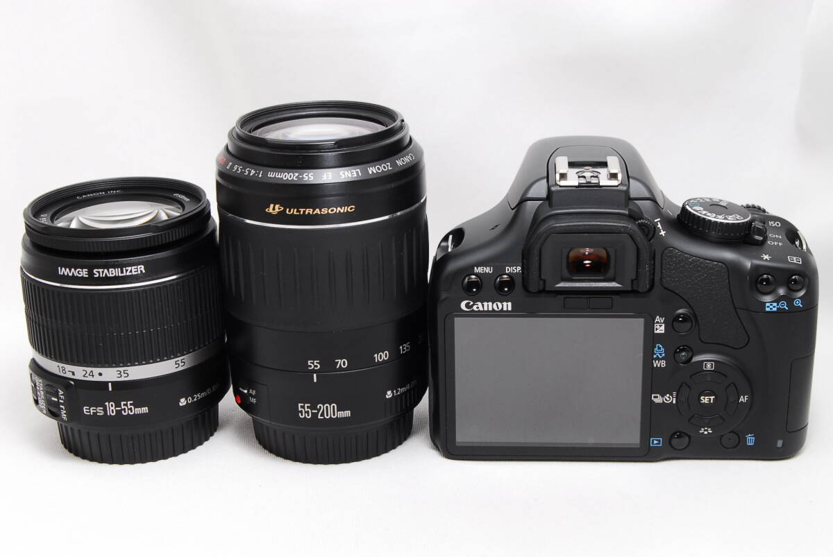実用品 一眼レフデビューセット Canon キヤノン EOS Kiss X2 標準＆超