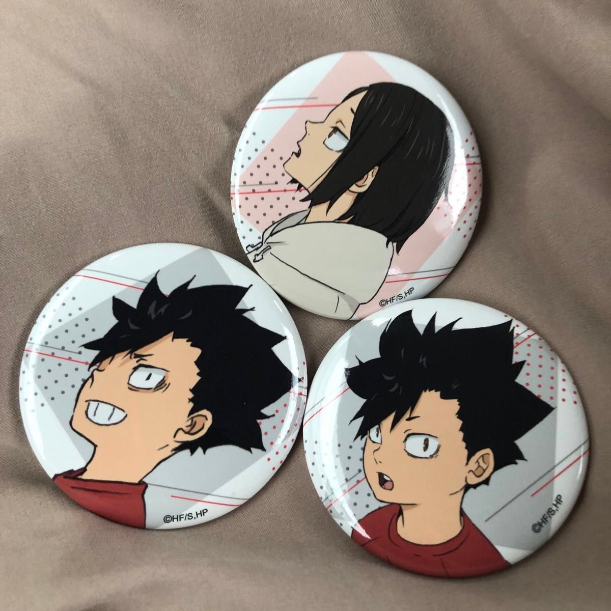 ハイキュー 幼少期 缶バッチ 孤爪研磨 黒尾鉄朗 アニメジャパン｜Yahoo