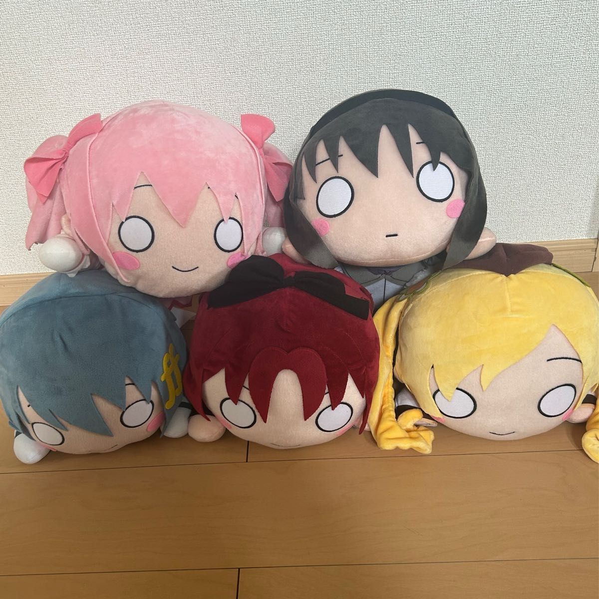 魔法少女まどか マギカ メガジャンボ 寝そべりぬいぐるみ 5種セット