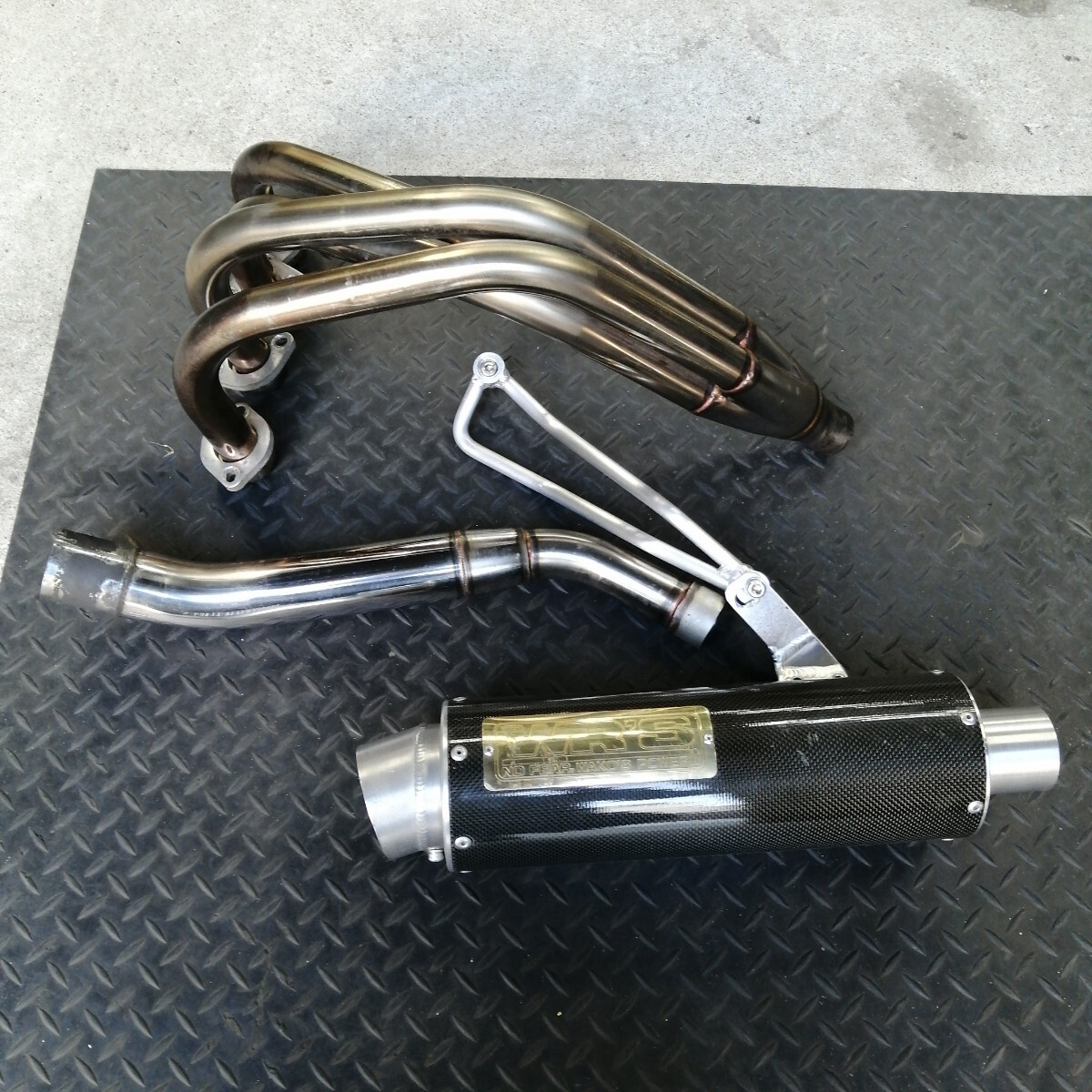 ホーネット250 ダブルアールズ マフラー wr's wrs フルエキ｜Yahoo