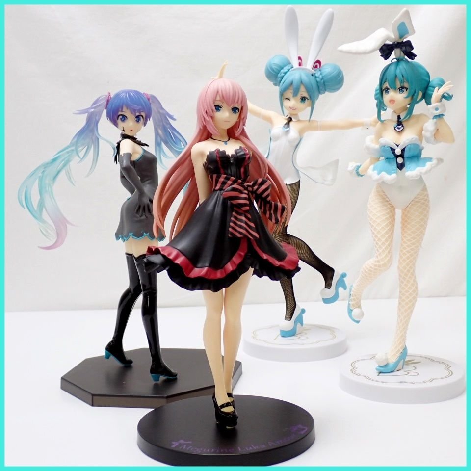 Yahoo!オークション - 初音ミク/巡音ルカ プライズ フィギュア 計4体