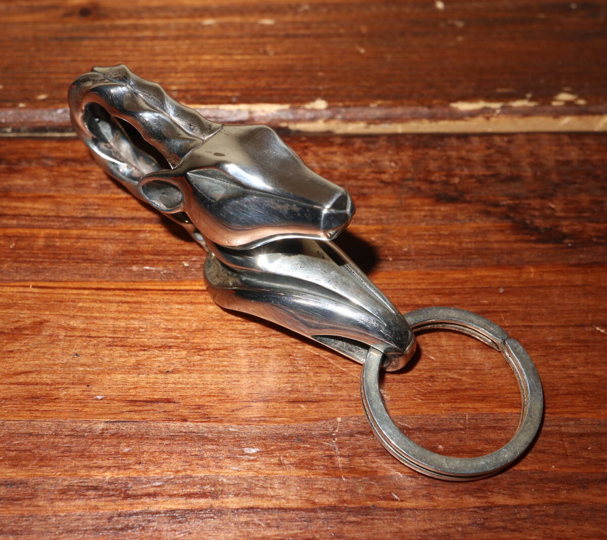 美品 100gオーバー MARS マーズ シルバー925 インパラ キーホルダー