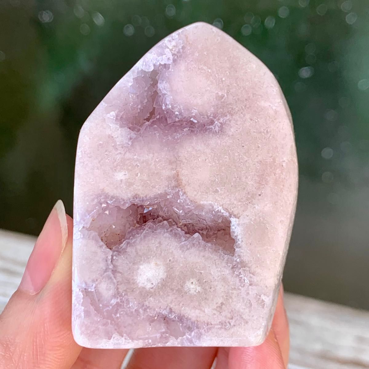 ピンクアメジストドーム 横ジオード Select by Amulet〜天然石