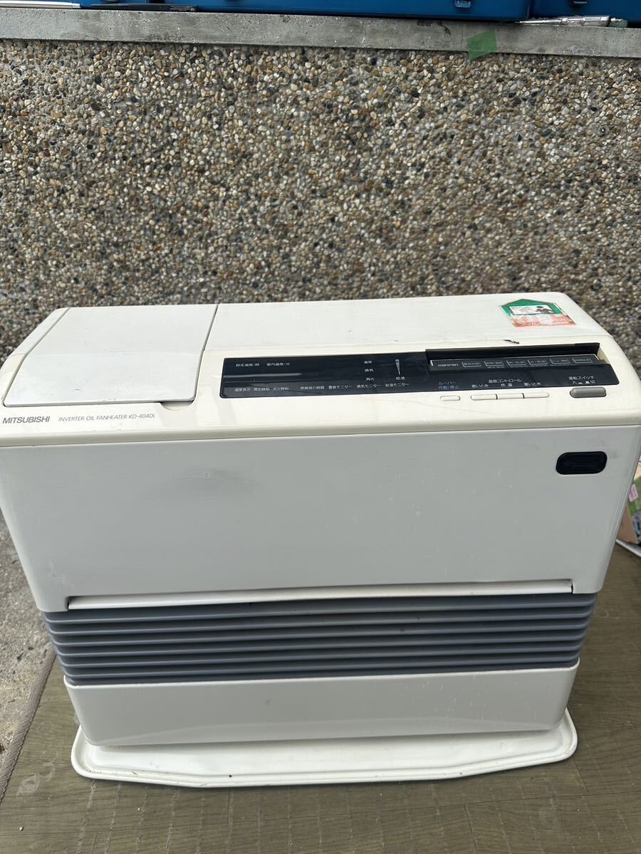 通電確認済み 三菱 MITSUBISHI 石油ファンヒーター KD-309-W 通電確認