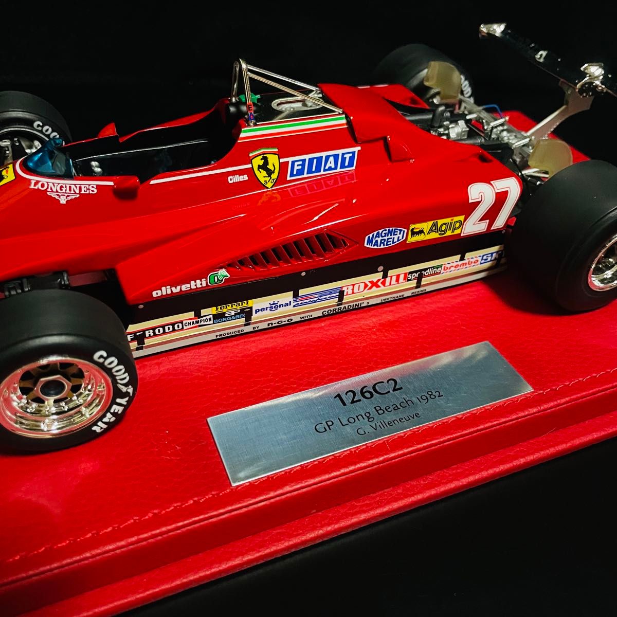 120台限定 1/18 BBR フェラーリ 126C2 ジル・ヴィルヌーヴ 1982 ロング