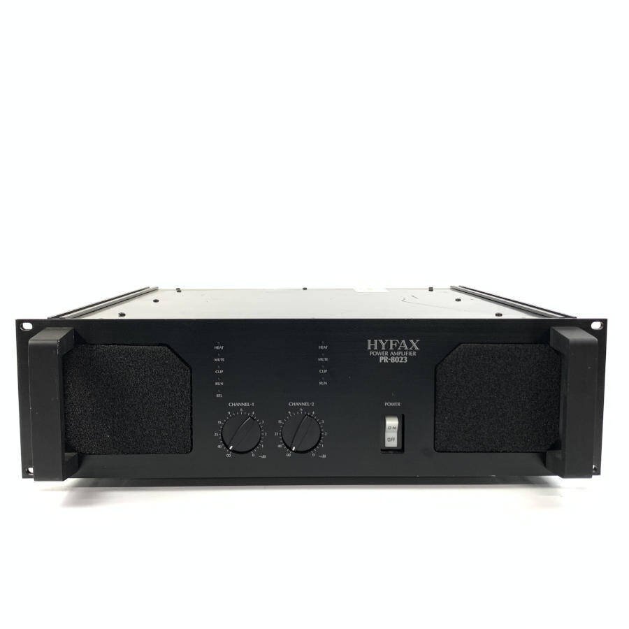 Yahoo!オークション - HYFAX ハイファックス PR-8023 パワーアンプ 現