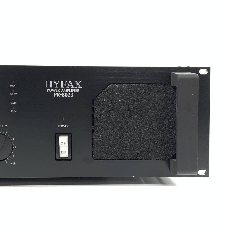 Yahoo!オークション - HYFAX ハイファックス PR-8023 パワーアンプ 現