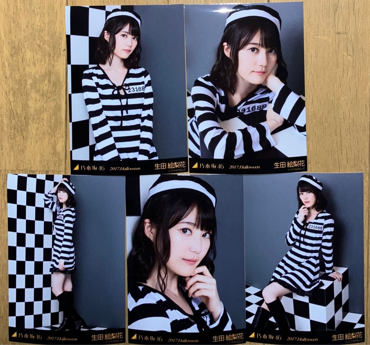 元乃木坂46 生田絵梨花 オフィシャル生写真 5枚セット 2017Halloween