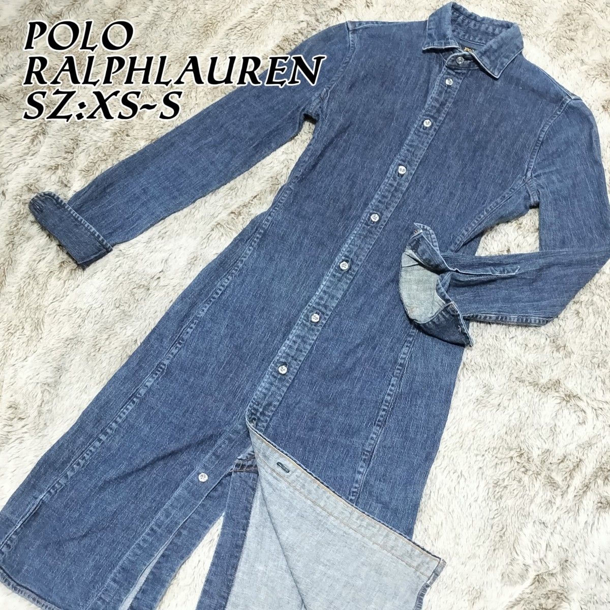 デニムワンピースロングデニムシャツ：POLO RALPH LAUREN
