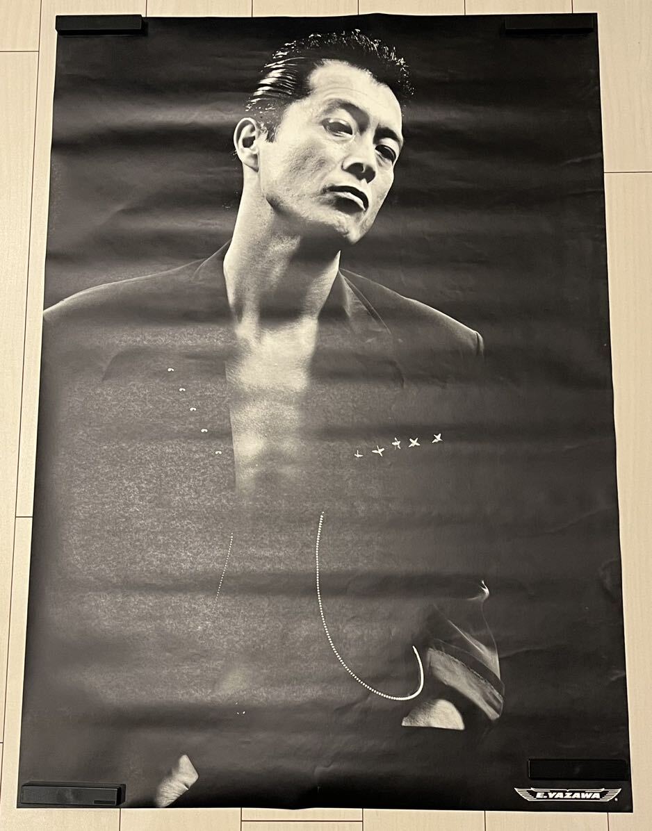 Yahoo!オークション - 激レア E.YAZAWA 矢沢永吉ポスター 30年越えの