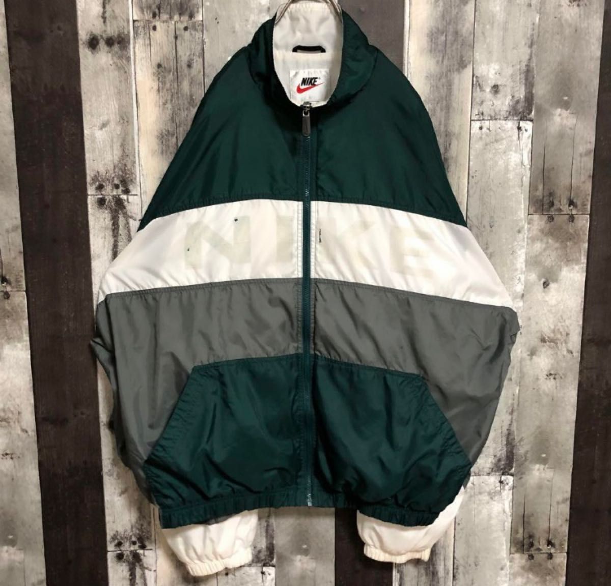 希少 好配色 銀タグ 白タグ 90s ナイキ NIKE ナイロンジャケット
