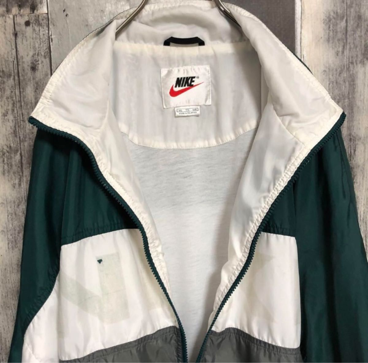 希少 好配色 銀タグ 白タグ 90s ナイキ NIKE ナイロンジャケット