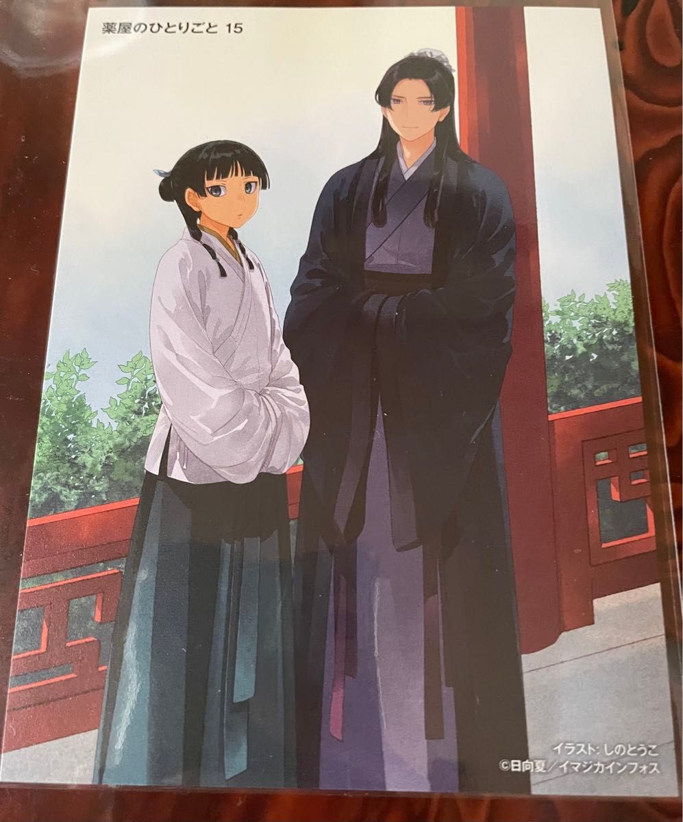 薬屋のひとりごと 13巻特典 くまざわ書店 イラストペーパー 15巻 小説