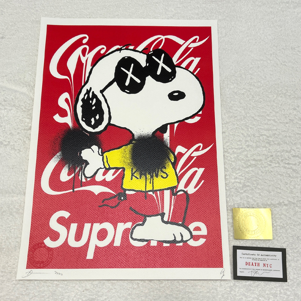 Yahoo!オークション - 世界限定100枚 DEATH NYC スヌーピー SNOOPY SUP
