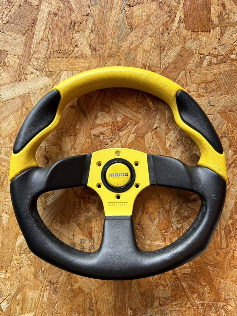 Yahoo!オークション - MOMO ステアリング モモ イエロー 黄色