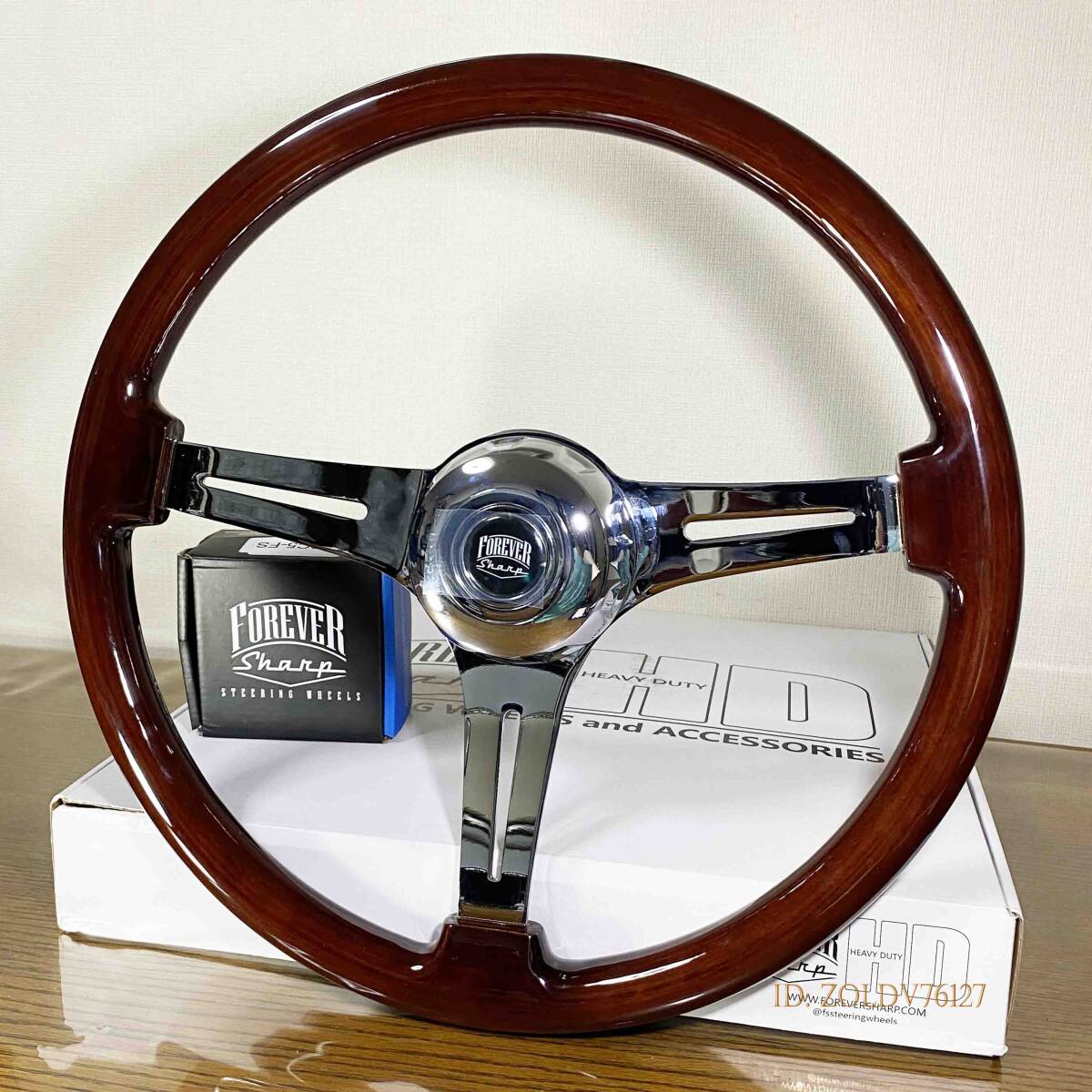 Yahoo!オークション - 希少 FOREVER SHARP製 ウッドハンドル 45cm フォ