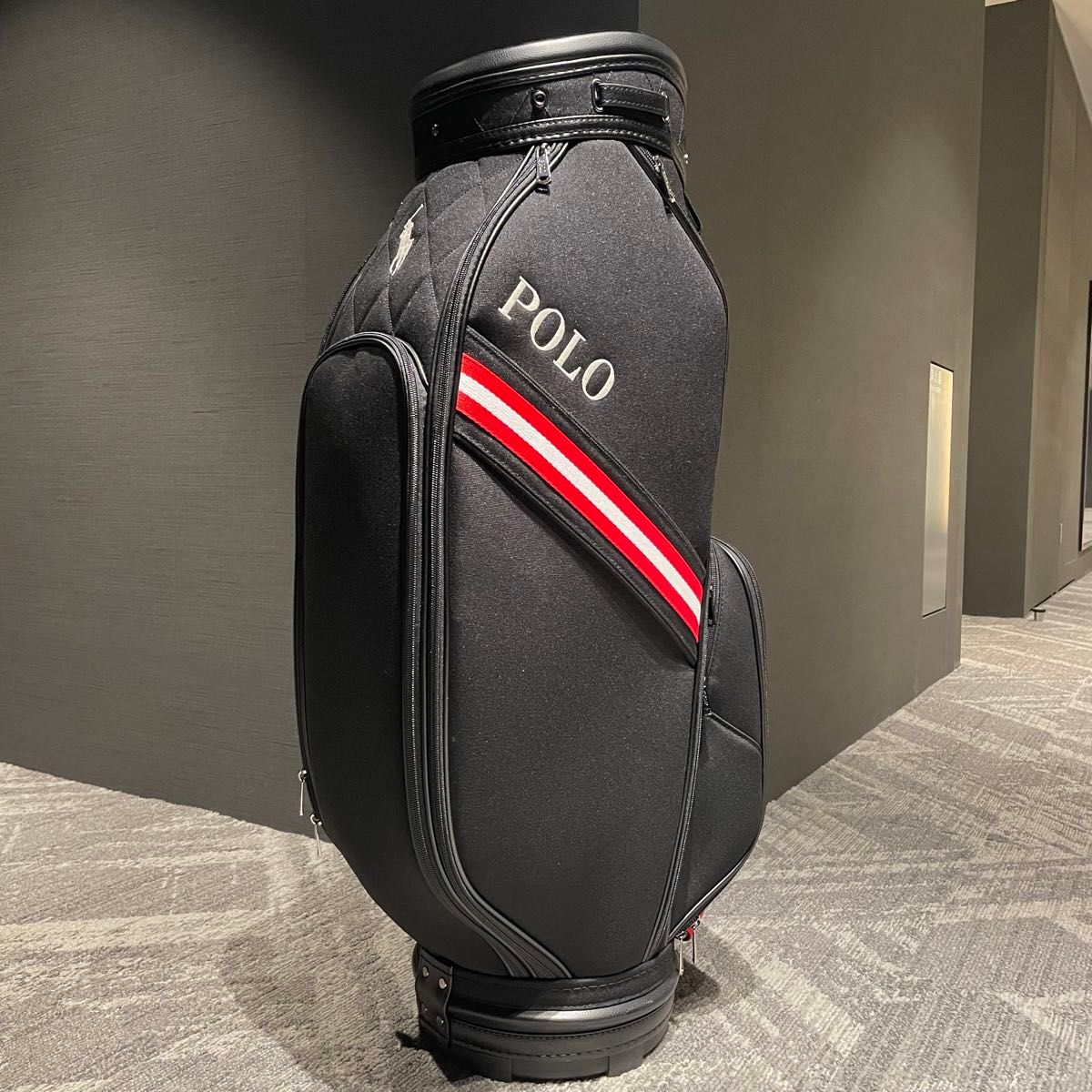 2時間限定価格】ラルフローレン キャディバッグ ポロベア ブラック