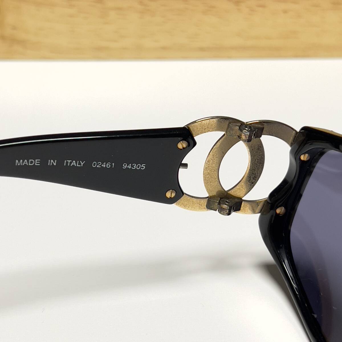 CHANEL シャネル ヴィンテージ サングラス ココマーク金具 ブラック