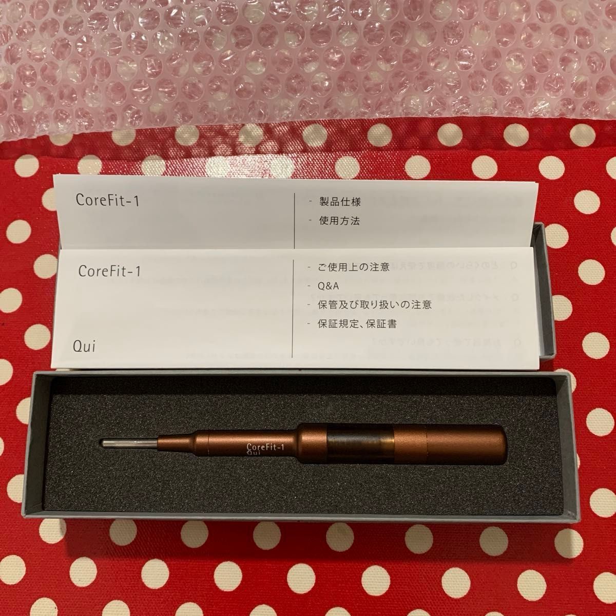 コアフィット フェイスポインター ツボ押し Qui Corefit 1度使用