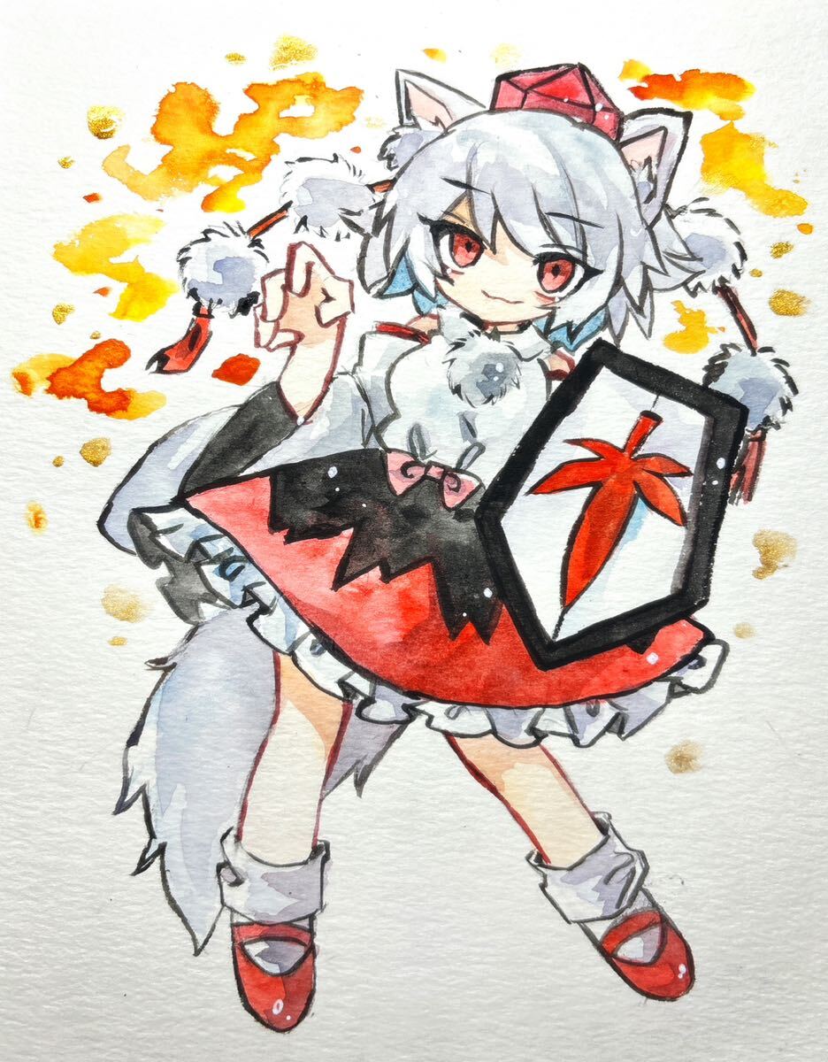 Yahoo!オークション - 東方Project 犬走椛 手描きイラスト