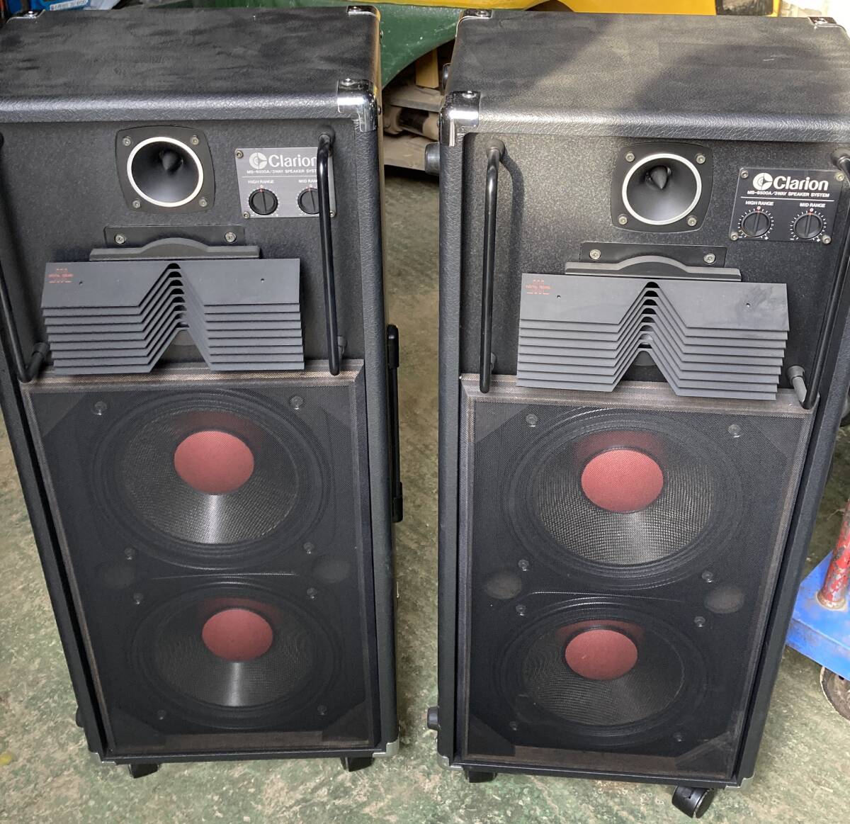 Yahoo!オークション - Clarion MS-9500A クラリオン 3WAYスピーカー ペ