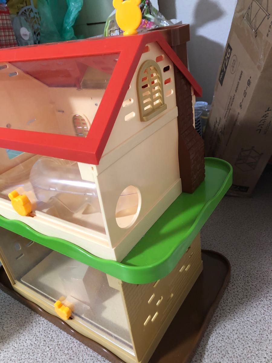 とっとこハム太郎デラックス 二階建て ハムスターケージ ハウス