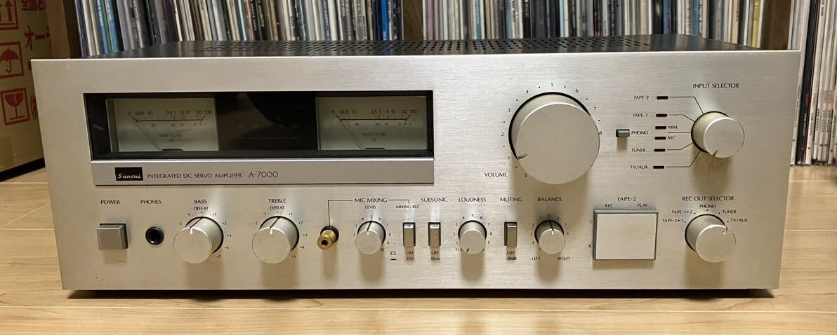 Yahoo!オークション - SANSUI サンスイ プリメインアンプ A-7000 ジャ