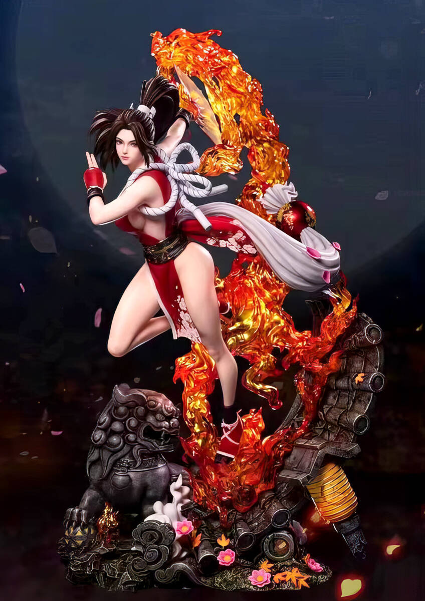 KOFXV 不知火舞 1/4スケール 完成塗装済みスタチュー 高さ68cm SNK正式