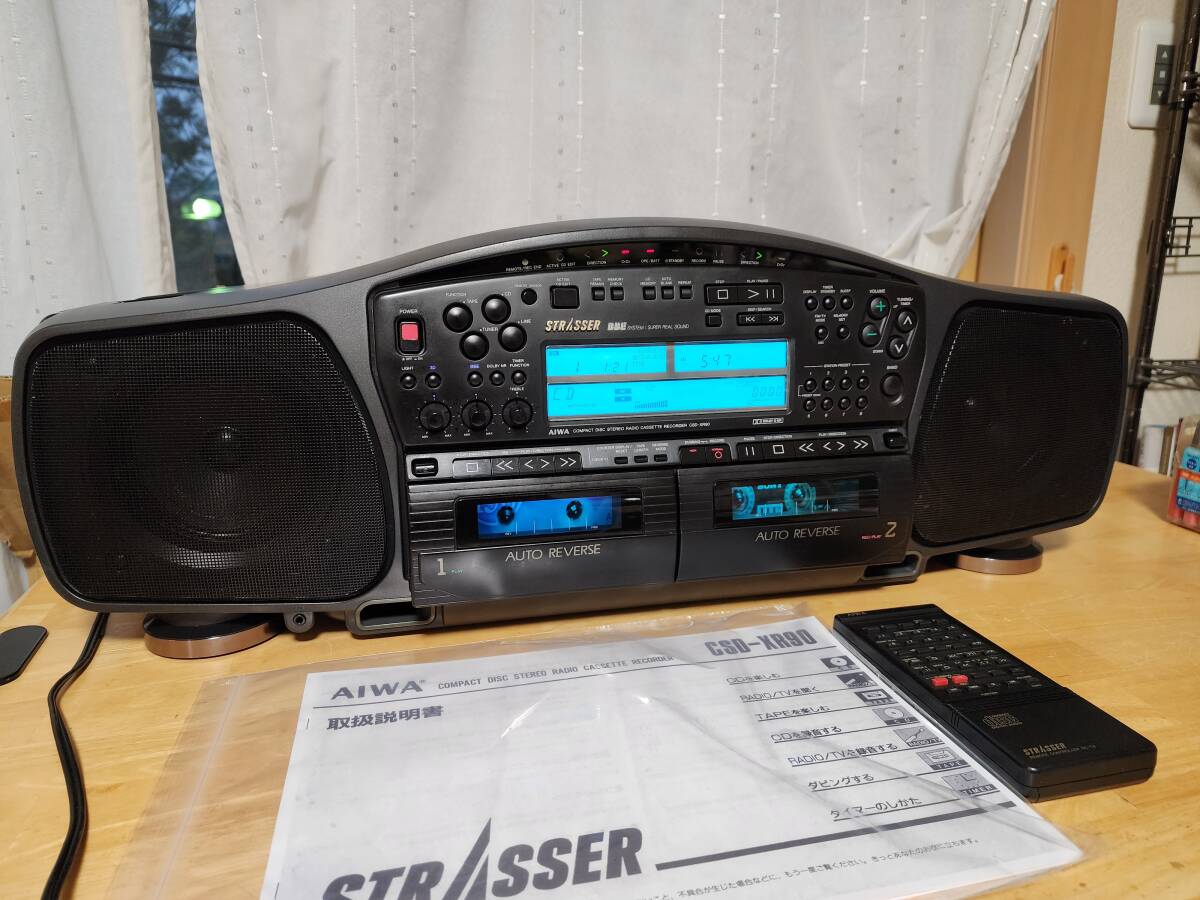 Yahoo!オークション - 【美品 】AIWA CSD-XR90改 Bluetoothオーディオ