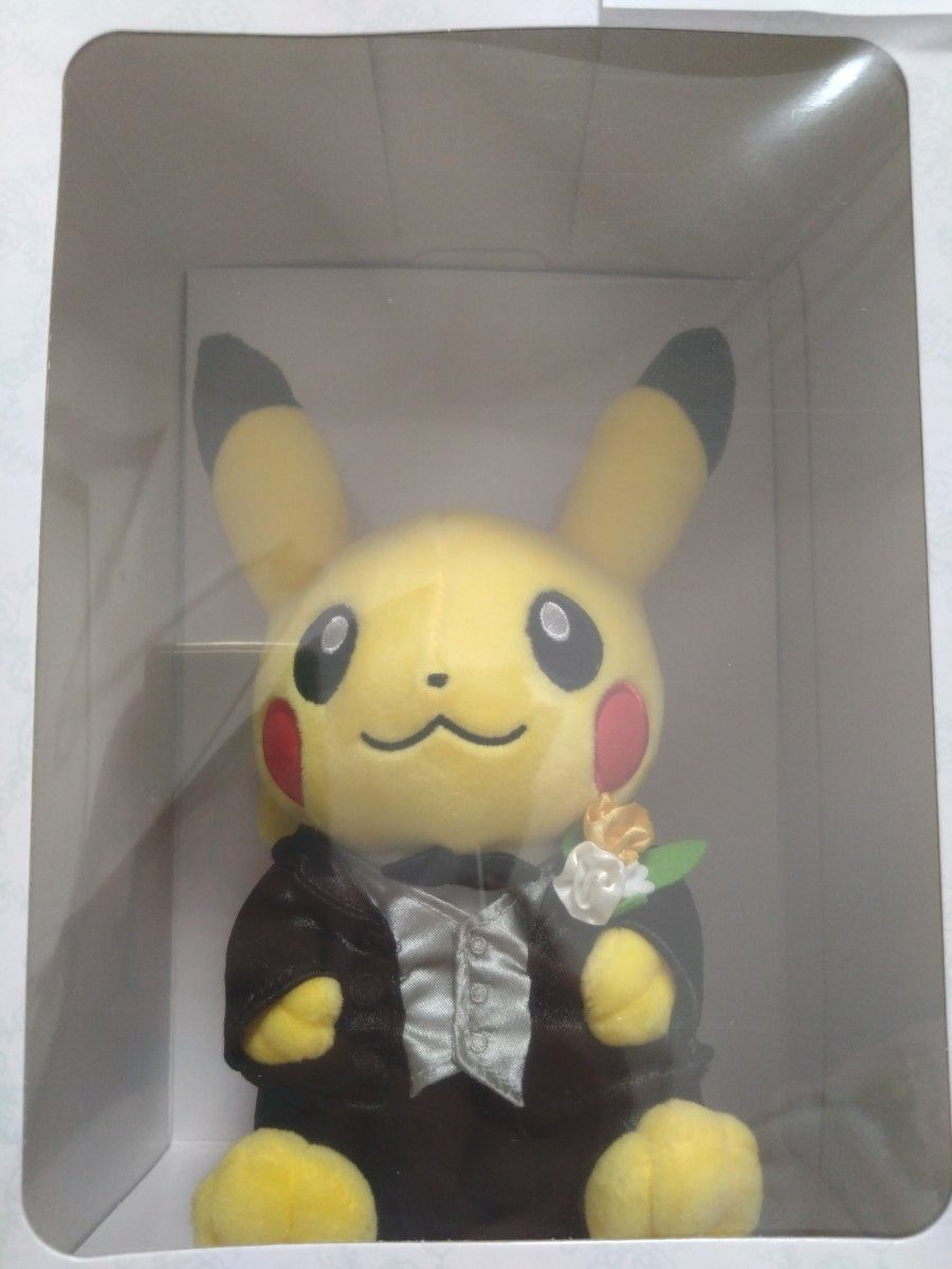 未開封品】ピカチュウの結婚式 洋婚 セット ウエディング ぬいぐるみ