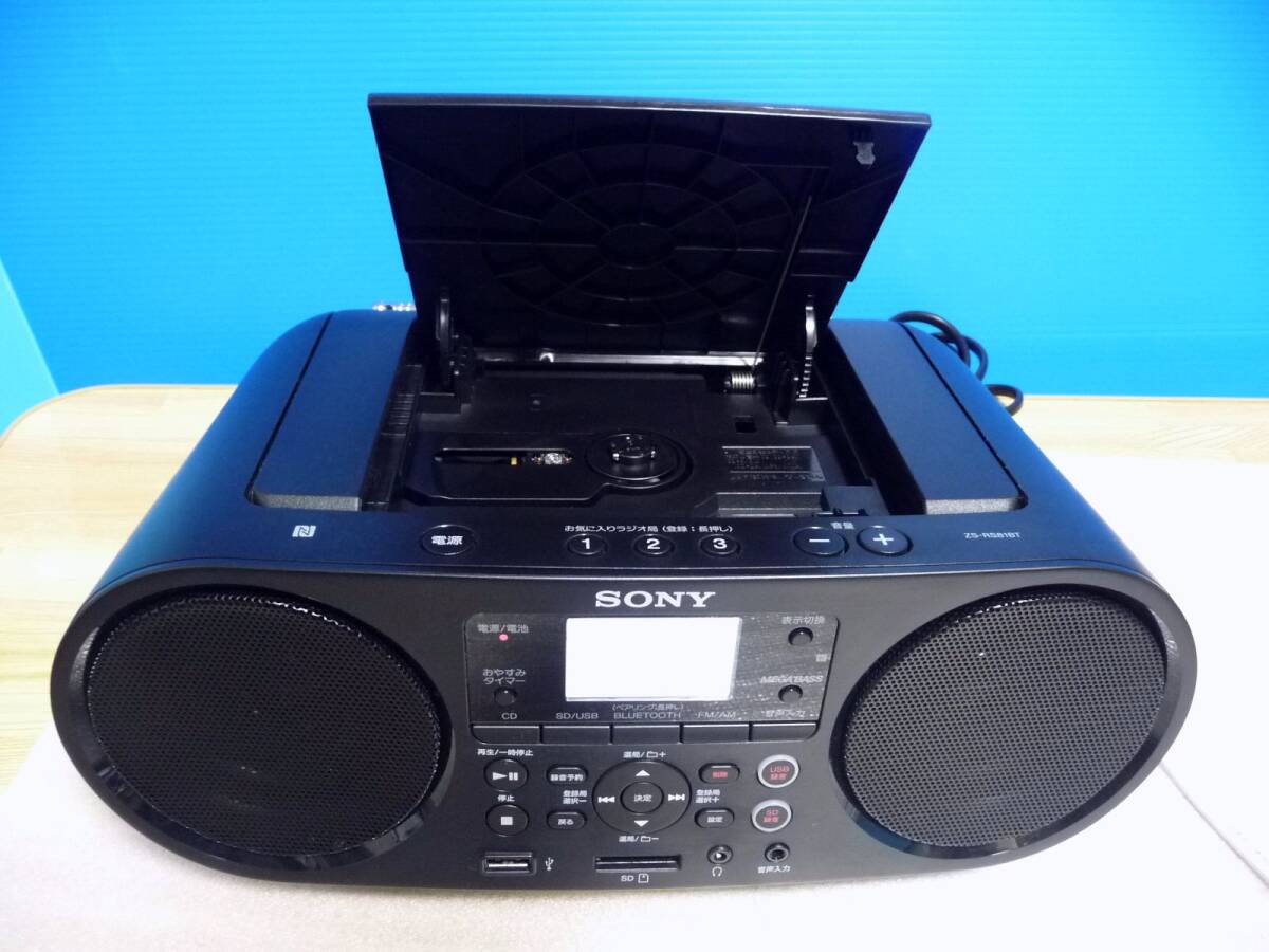 展示品 SONY ソニー CDラジオ ZS-RS81BT C [Bluetooth対応/SD/USB/語学