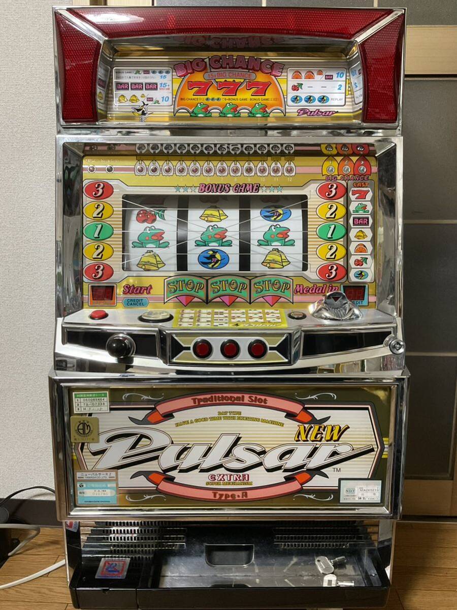 Yahoo!オークション - 4号機 パチスロ実機 ニューパルサーRZ ゴールド
