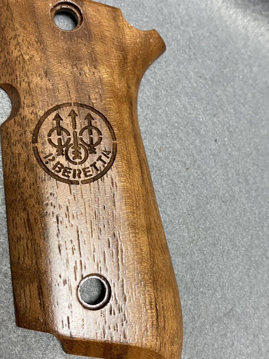 送料無料 絶版 木製グリップ MGC M93R 固定 スライド ガスガン ハイ