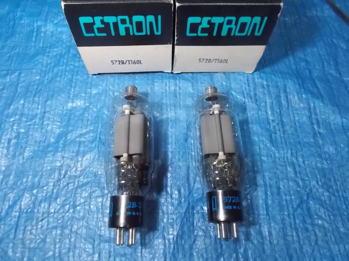 Yahoo!オークション - CETRON 572B/T160L 送信管 真空管 2本 元箱付き