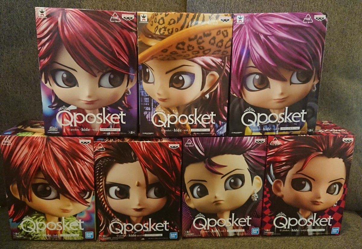 hide qposket メタリックカラーver 7種セット｜Yahoo!フリマ（旧PayPay