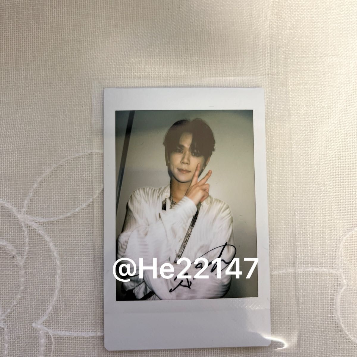 INI 直筆サイン入りチェキ藤牧京介