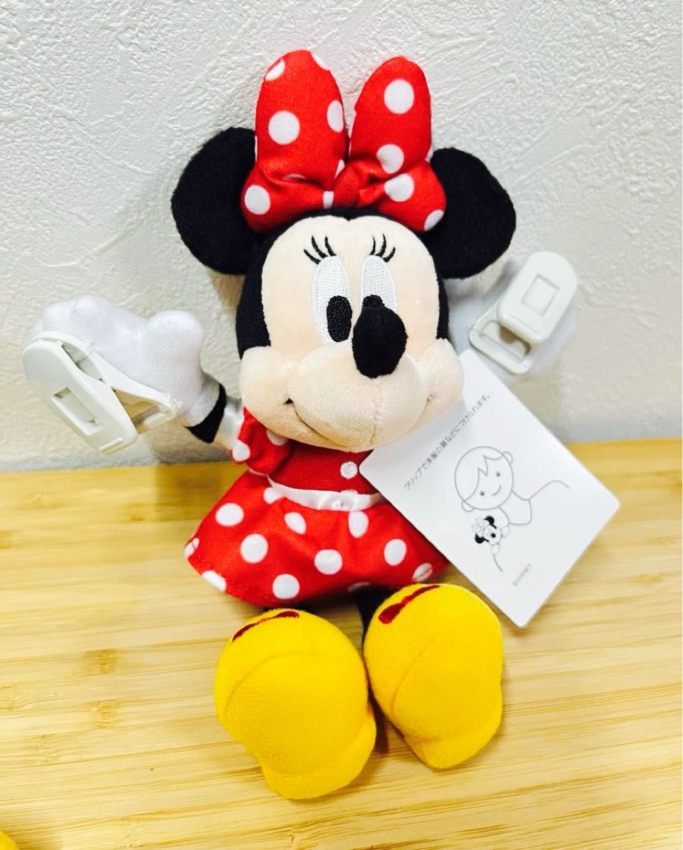 ミニーちゃん ミニーマウス ミニー くっつき ぬいぐるみ 肩のせ