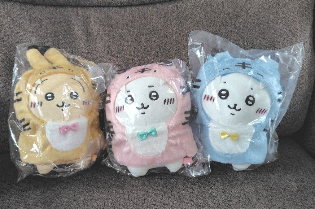 ちいかわ ハッピーバッグ 2022 寅年 干支ぬいぐるみ3体セット バッグ