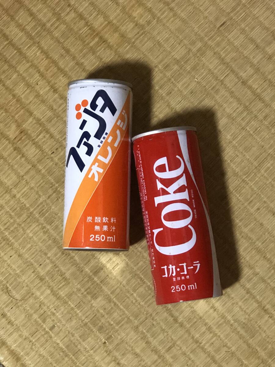 送料無料 現状渡し品 80年代 コカコーラ / ファンタ 等 缶 10 本