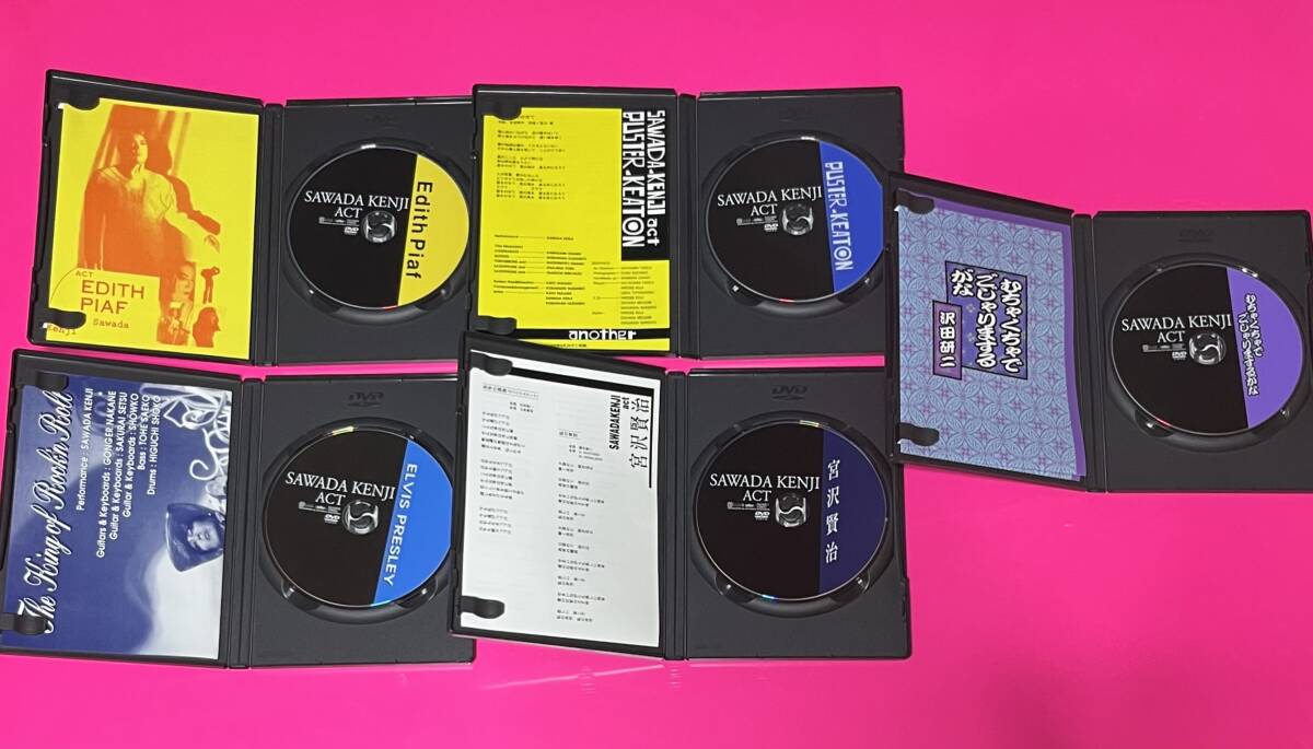 沢田研二 DVD 音楽劇 actシリーズ 9枚組 FC限定 500セット BOX付き