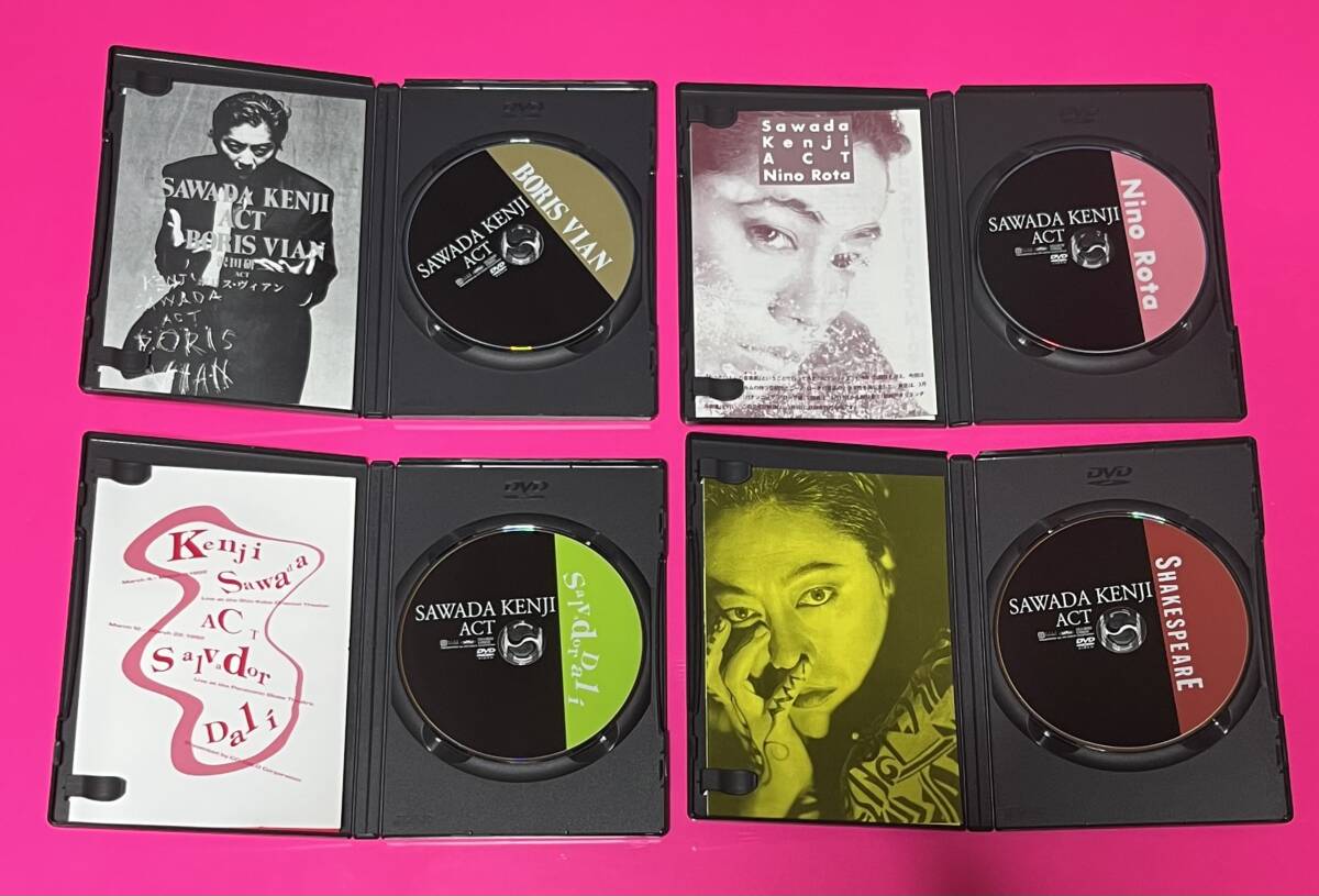 沢田研二 DVD 音楽劇 actシリーズ 9枚組 FC限定 500セット BOX付き