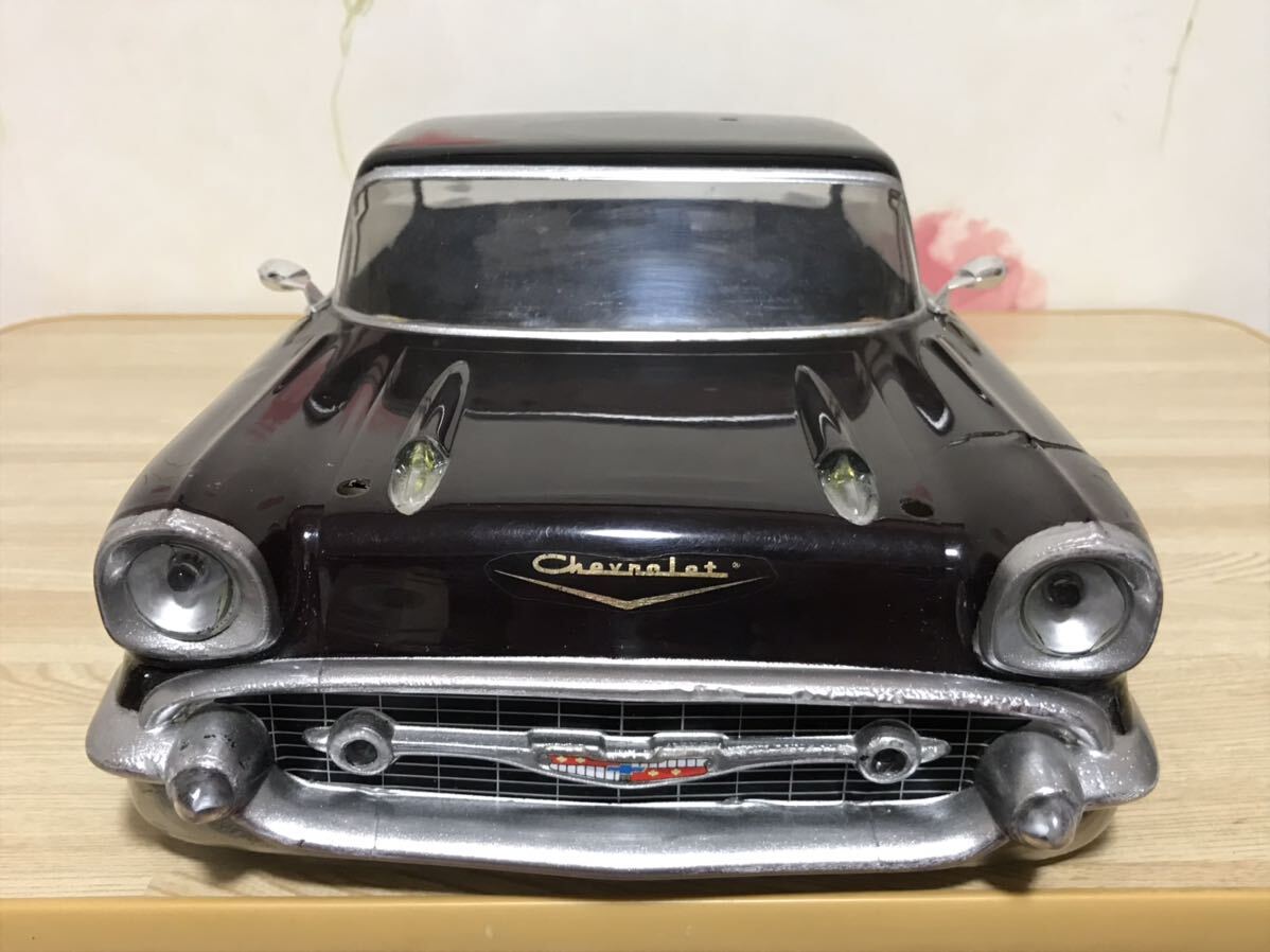 送料無料 当時物 1/10 シボレー ベルエア ローライダー ラジコンボディ
