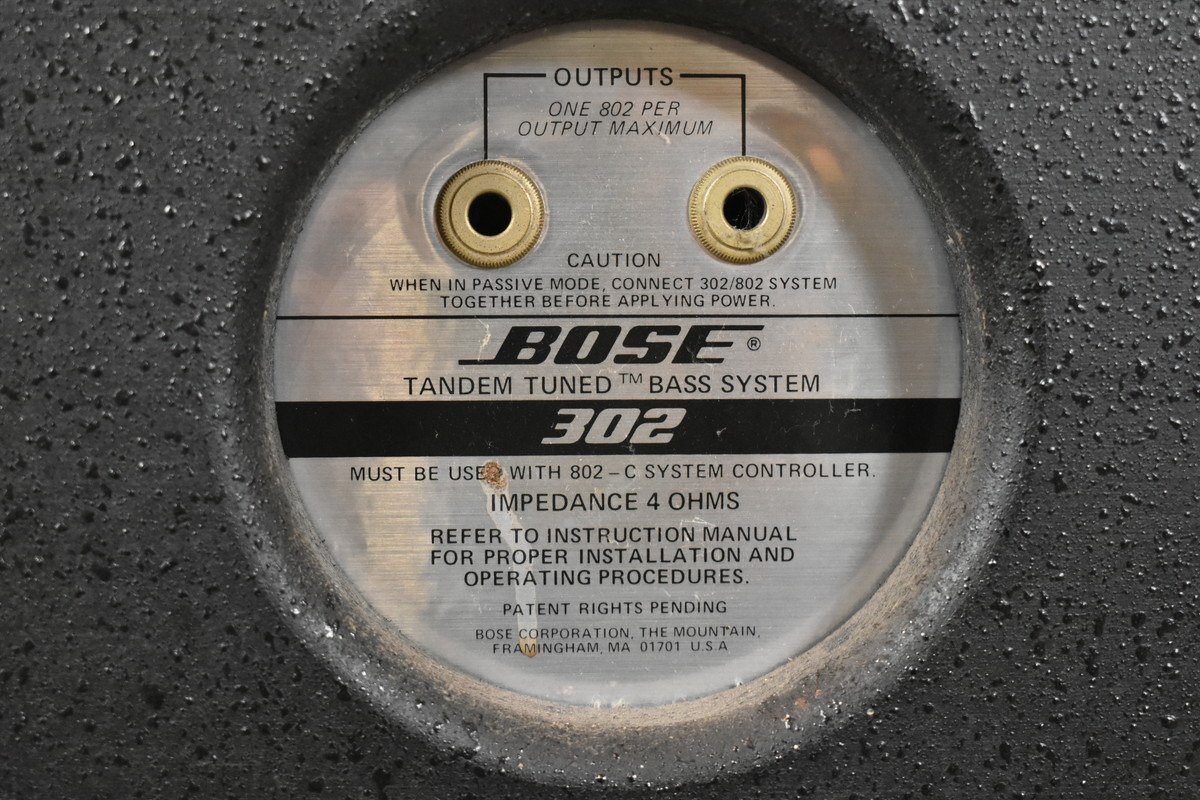 Yahoo!オークション - BOSE 302 ボーズ サブウーファー ペア 法人様の