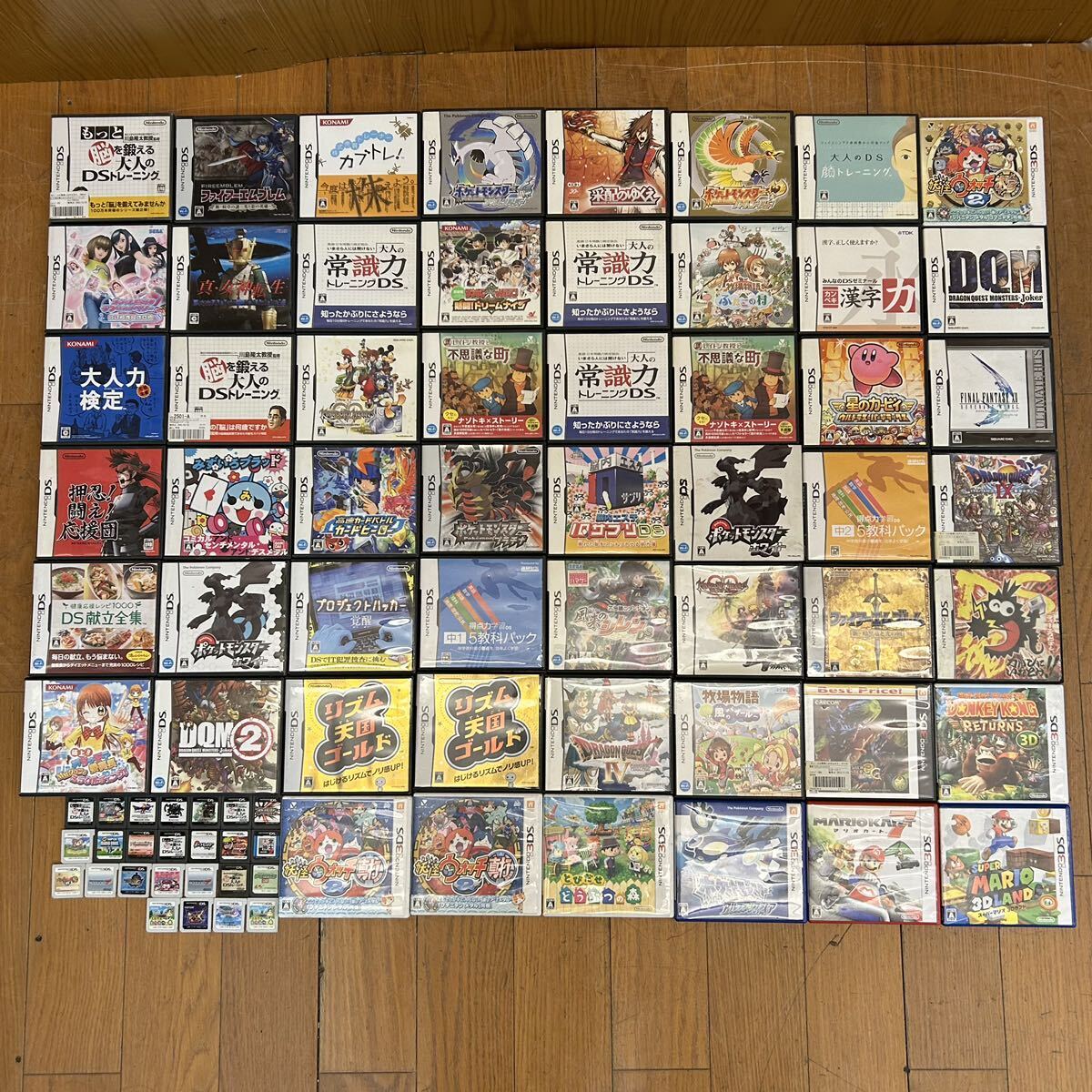 Yahoo!オークション - DS/3DS ソフト79個まとめ ケース付き54本/ソフ