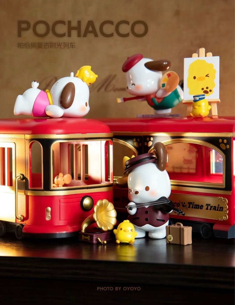TOPTOY 海外限定 サンリオ SARIO ポチャッコの列車シリーズ フィギュア